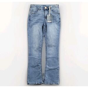 Democracy "Ab"solution Itty Bitty Bootcut Jeans 4x32 Tummy Control Elastic Waist